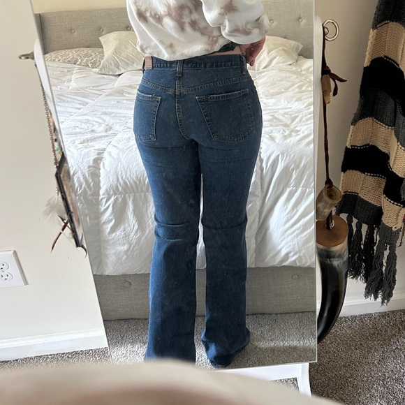 Vintage Calvin Klein low rise bootcut Classic Blue Jeans medium wash - Picture 5 of 11